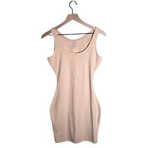 SPANX Assets Red Hot Label Peach bodycon slip dress L